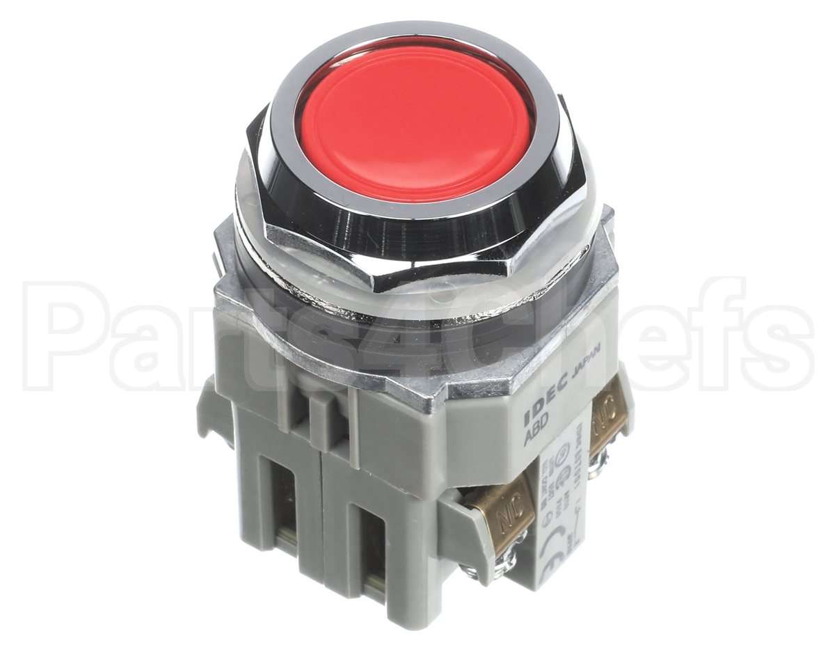 38937 Duke Button,Push Red N/O N/C