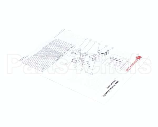 390-00173 Grindmaster Cecilware Instructions Shutter Kit Gnb