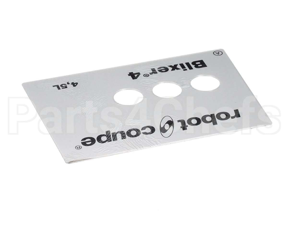 39809 Robot Coupe Front Plate Assembly