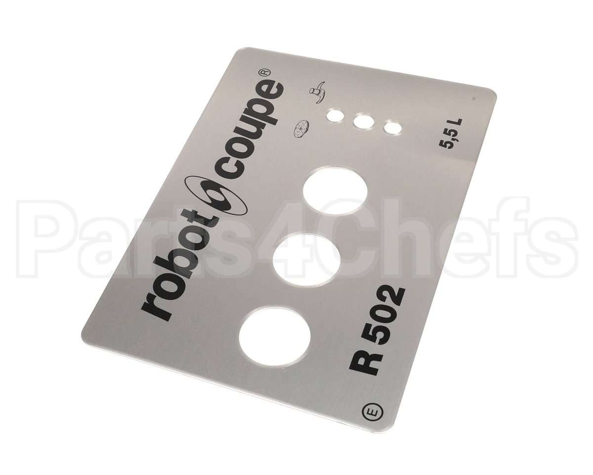 39818.0000 Robot Coupe Front Plate Assembly R502E