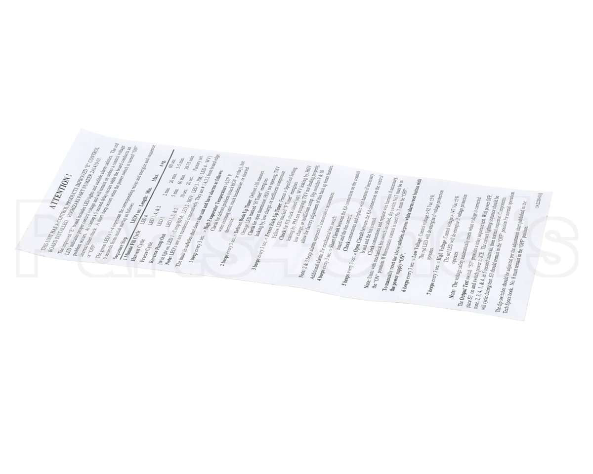 3A2220-01 Hoshizaki Label-Control Board