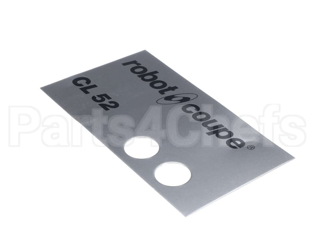 406516 Robot Coupe Cl52 Front Plate