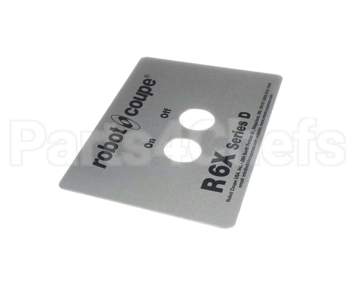 407233 Robot Coupe Front Plate R6X Series D