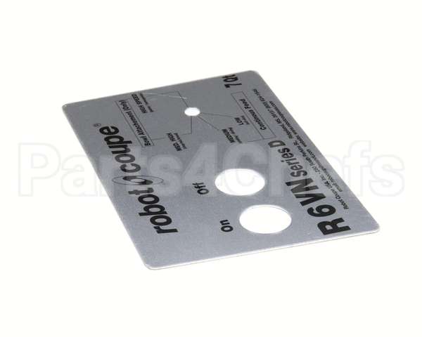 407235 Robot Coupe Front Plate R6Vn Series D