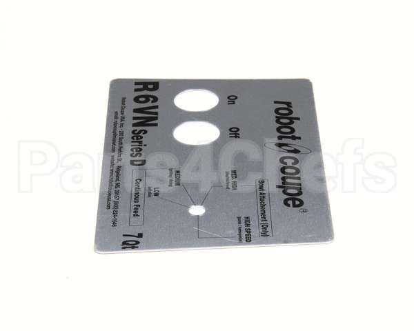 407235 Robot Coupe Front Plate R6Vn Series D