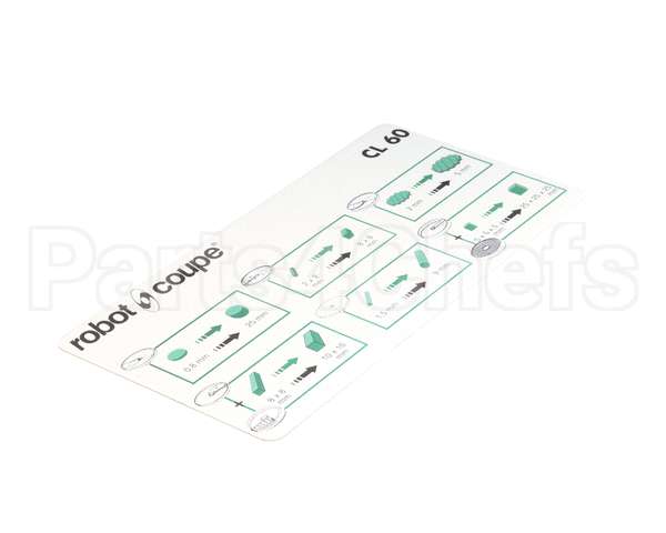 407295 Robot Coupe Cl60 Lateral Disc Plate