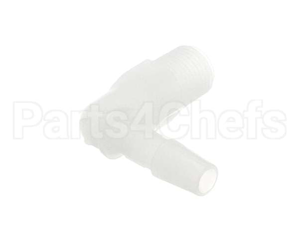 40783.0001 Bunn Elbow,1/8-27 Npt To 1/4 Barb Kynar