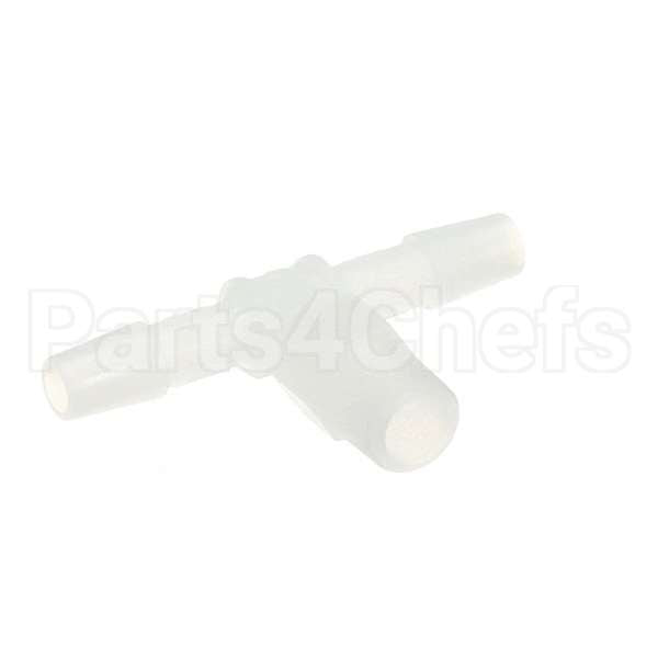 40784.0001 Compatible Bunn Tee, 1/8-27 Npt Hex Hd 1/4 Barb Kynar
