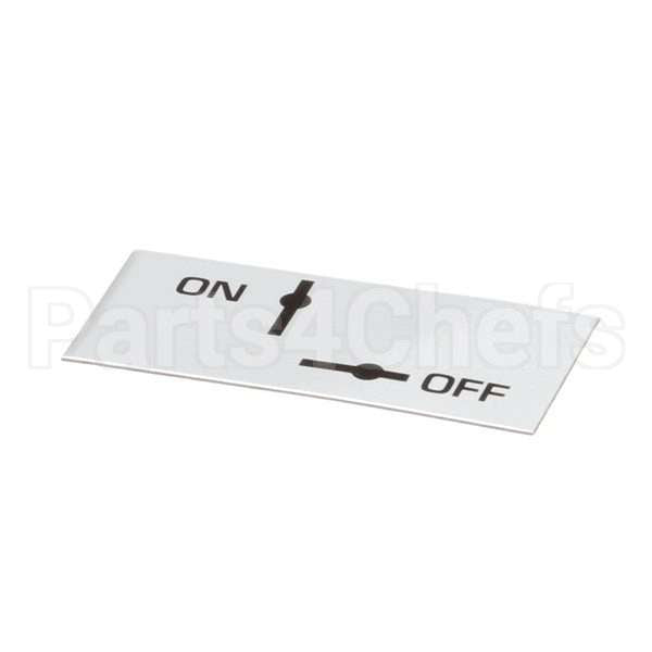 414708-00001 Compatible Hobart Plate, On-Off
