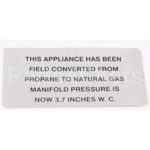 421727-3 Compatible Hobart Propane To Np Plate