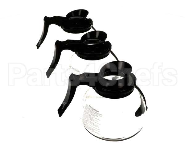 42402.7055 Bunn Decanter,Gl-Blk No Logo 3/Cs W/Rfid