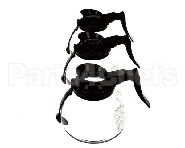 42402.7055 Bunn Decanter,Gl-Blk No Logo 3/Cs W/Rfid