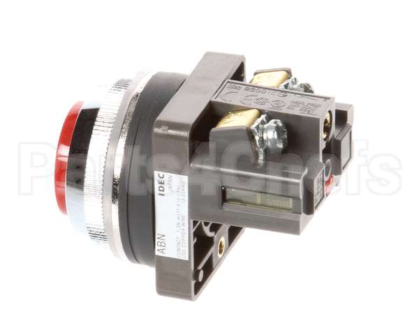 42MC-Y74 Biro Stp Btn, Red W/Ext Hd,Std Ring