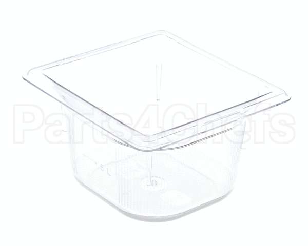 43581 Silver King Pan 1/6 Size 4 In Deep Plastic