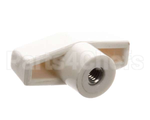 45-01286 Master-Bilt Knob, 1/4-20, White Plastic Tw
