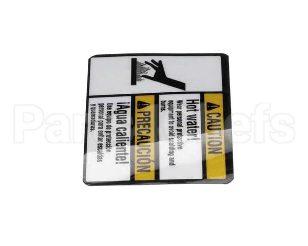 45164 Power Soak Systems Label Caution Hot Water
