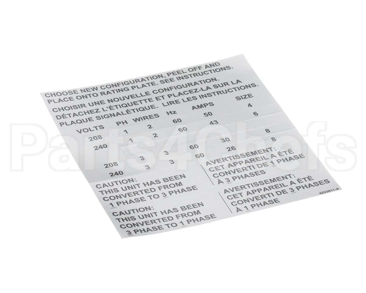 4533009 Garland Kit, Elec Phase Convert Full S