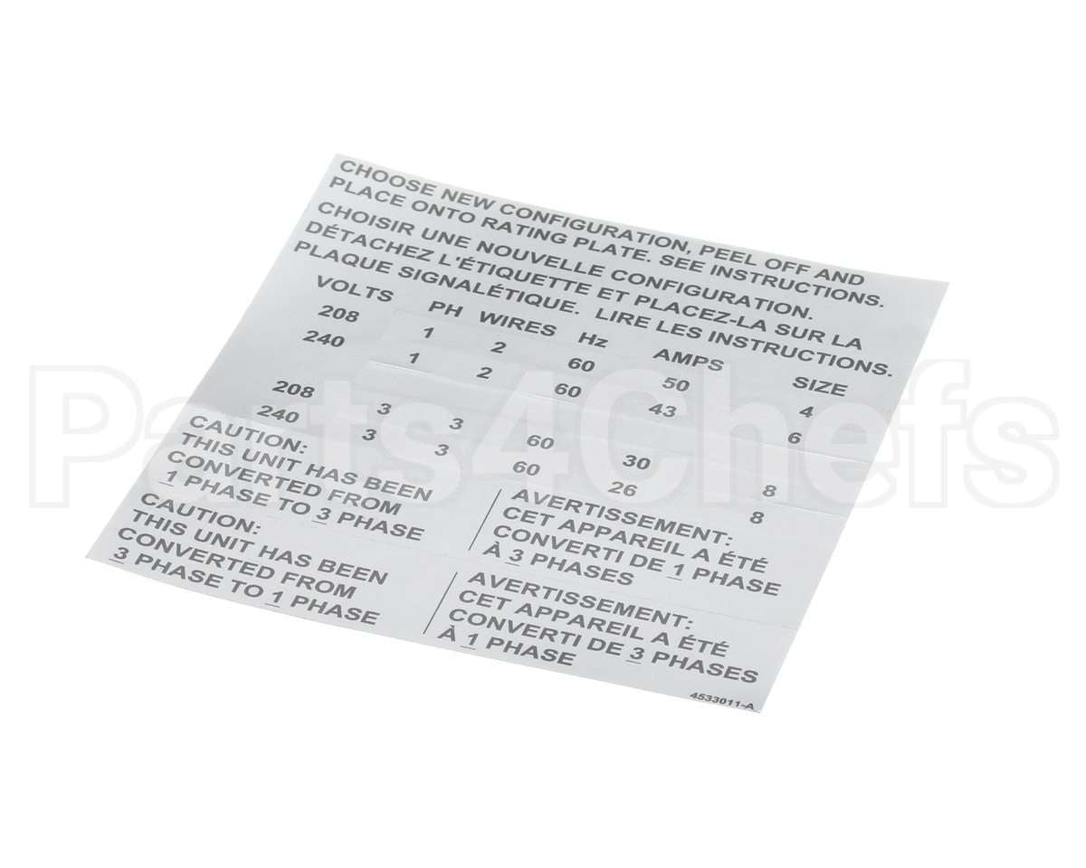 4533009 Garland Kit, Elec Phase Convert Full S