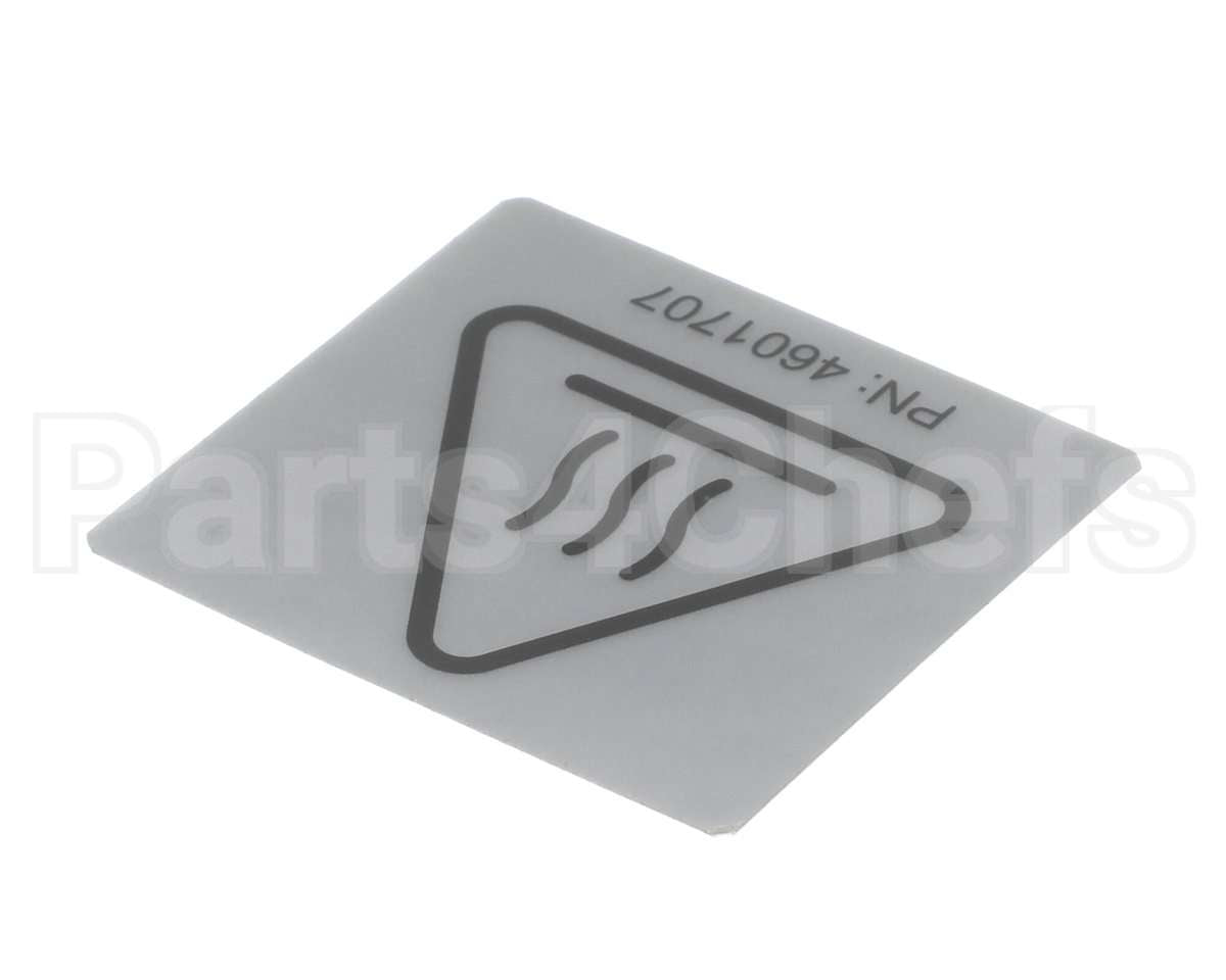 4601707 Garland Label - Iso Caution Hot