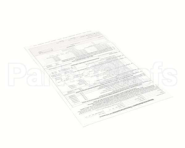 4603181 Garland Preventive Maintenance/ Certif