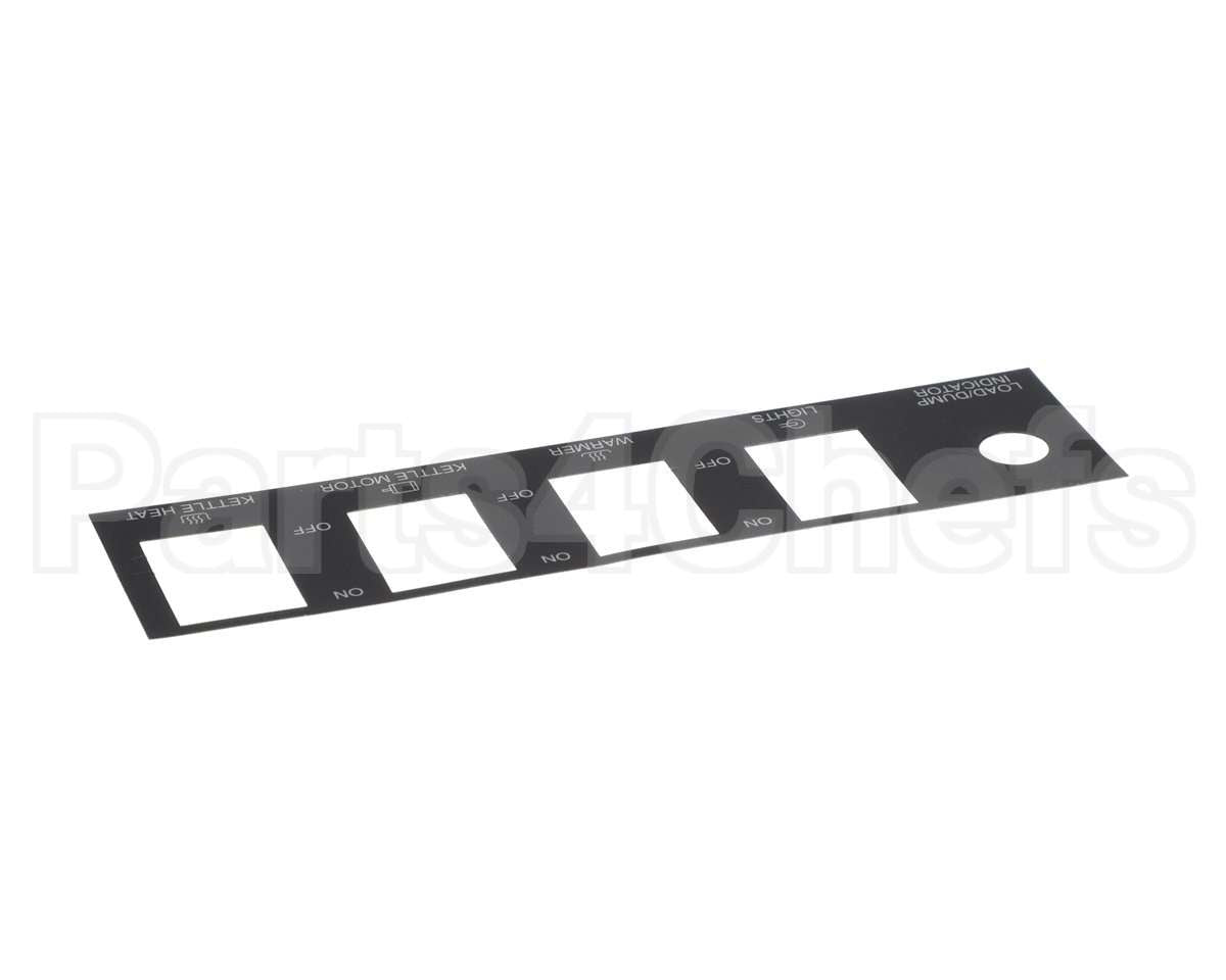 48542-30 Gold Medal Products Rocker Switch Label, 5 Pn
