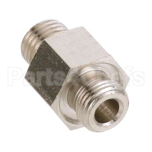 49864.0001 Compatible Bunn Fitting, Connector .125Bspp To .19Cprsn