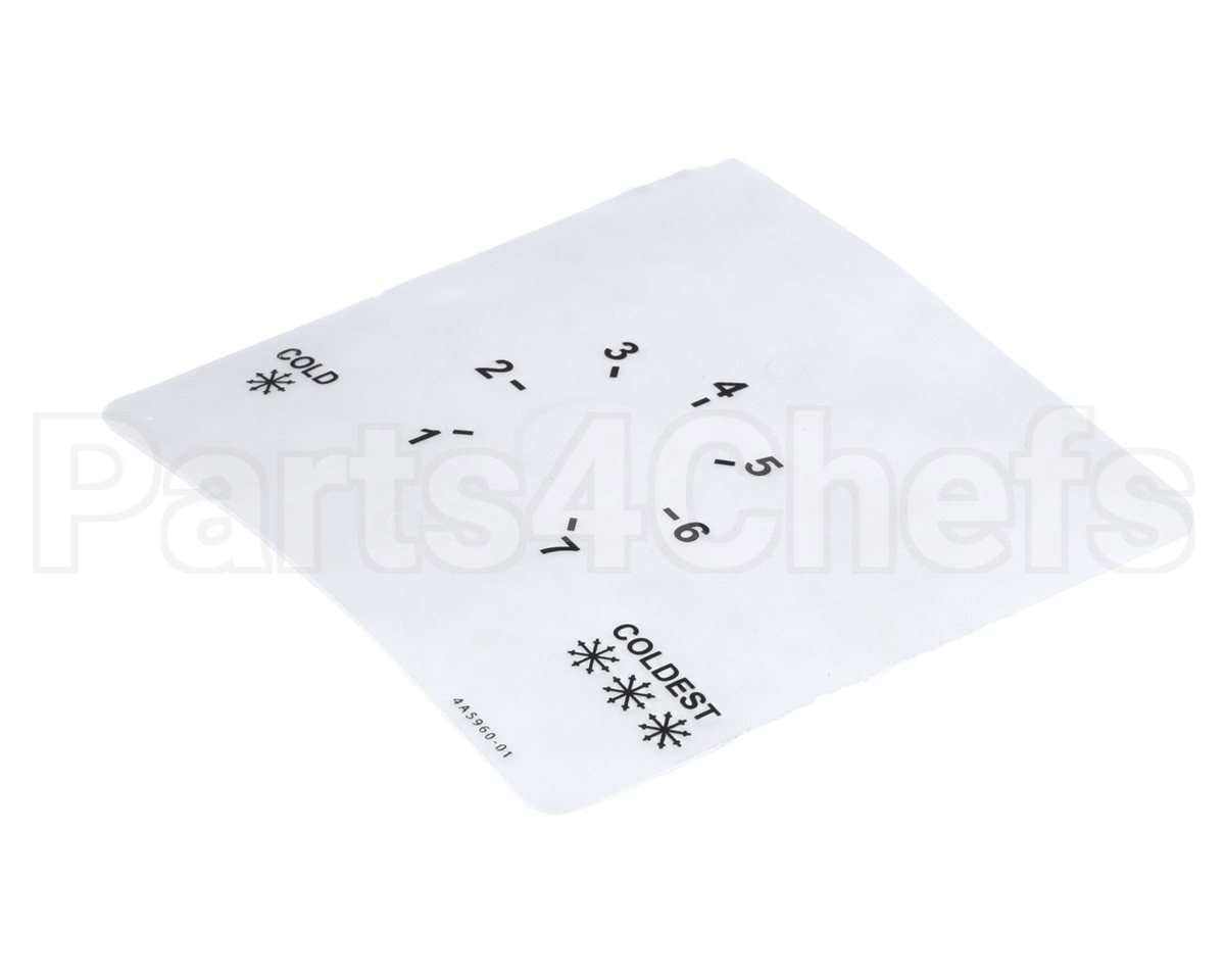 4A5960-01 Hoshizaki Label -Dial