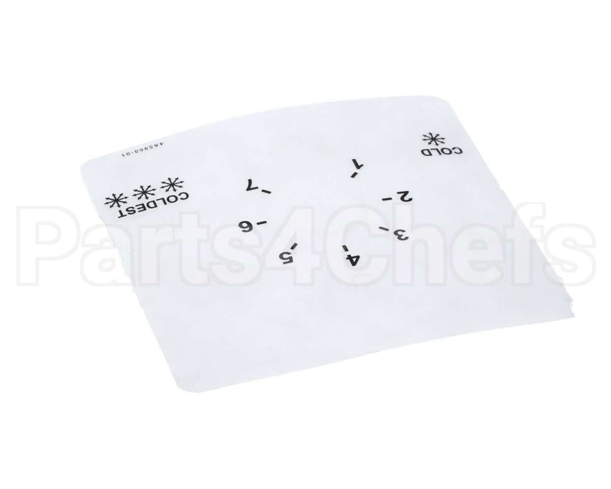 4A5960-01 Hoshizaki Label -Dial