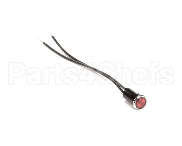 50-0030 Nu-Vu Light,Pilot,250V,Red Lexan
