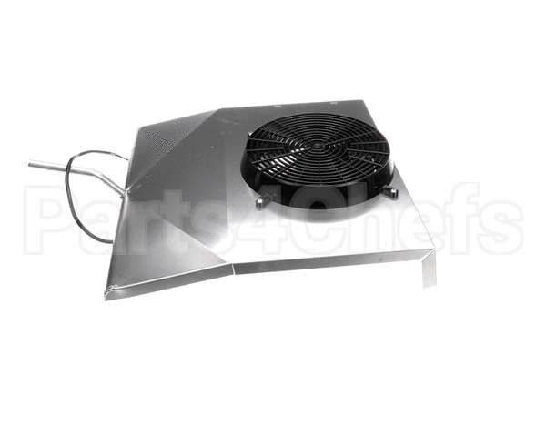 50-040-1RF Continental Refrigeration Fan Panel Assy Black Fan Guard With 4-14