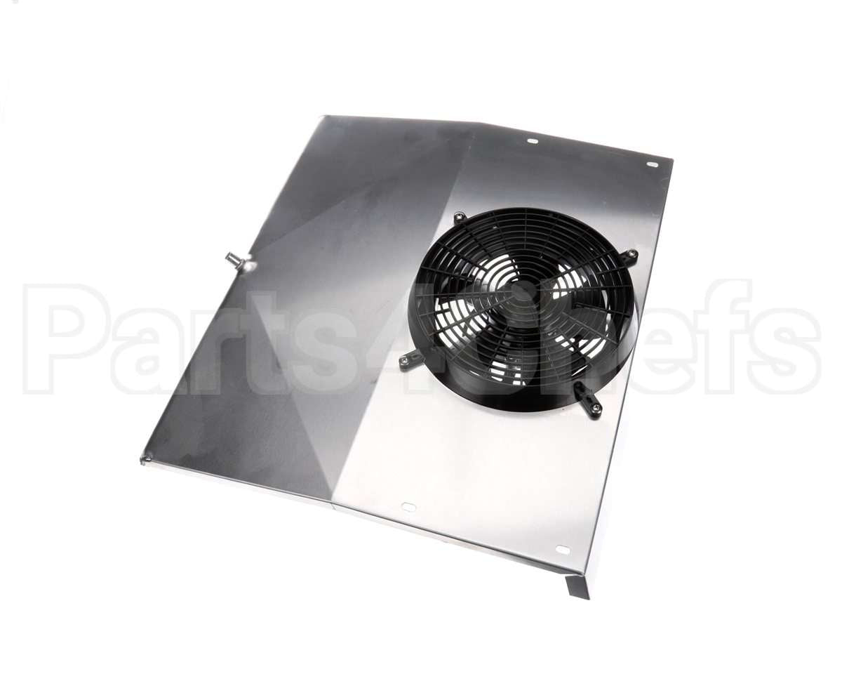 50-040-LT Continental Refrigeration Fan Panel Assy Black Fan Guard With 4-14