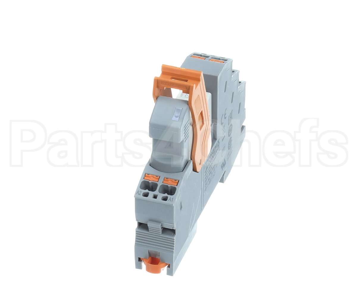 50-1596 Nu-Vu Relay Module,Dpdt,8A,24Vdc