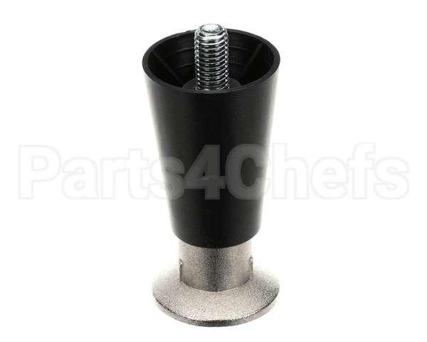 50206 Continental Refrigeration Legs, 4" Black (Adjustable Up To 5-1/4")