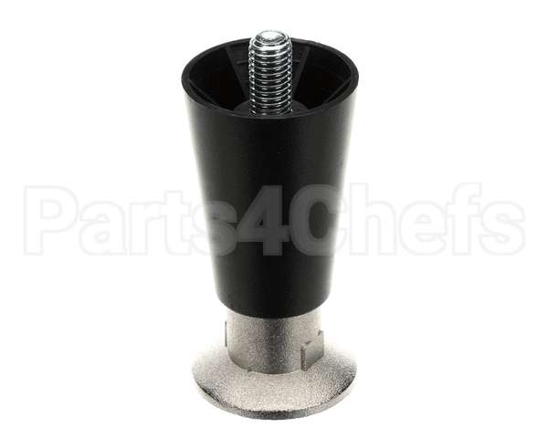 50206 Continental Refrigeration Legs, 4" Black (Adjustable Up To 5-1/4")