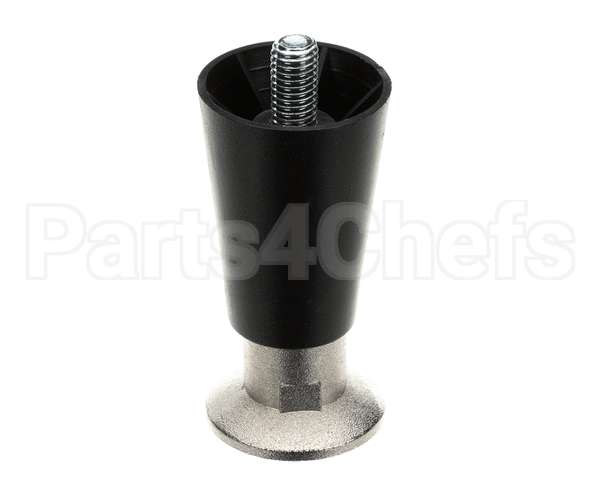 50206 Continental Refrigeration Legs, 4" Black (Adjustable Up To 5-1/4")