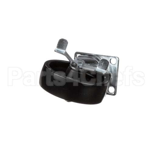 50212 Continental Refrigeration Caster, Flat Plate (4" W/ Brake) (5-1/8"
