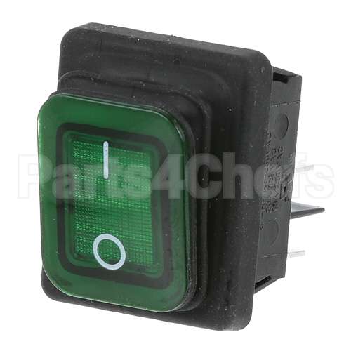 5130 Compatible C Cretors Switch, On/Off Rocker W/Grn Lt