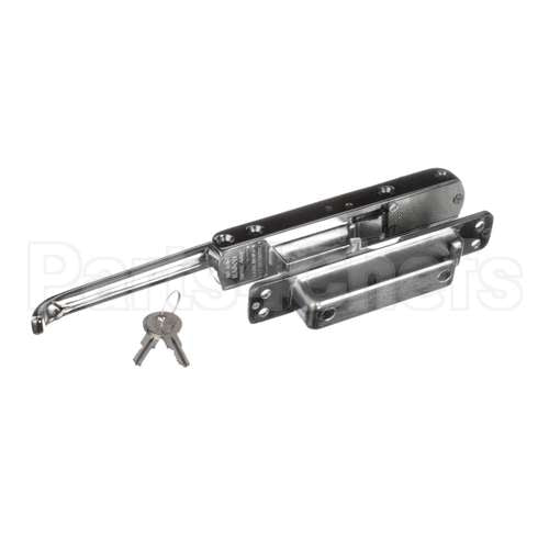 531C-00004 Kason Latch Chrome W/ Cylinder Lock