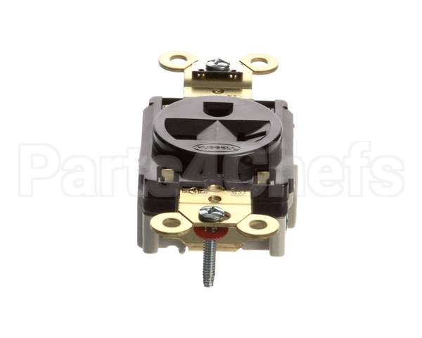 5461 Hubbell Lighting Sgl Wall Receptacle Wdyrc