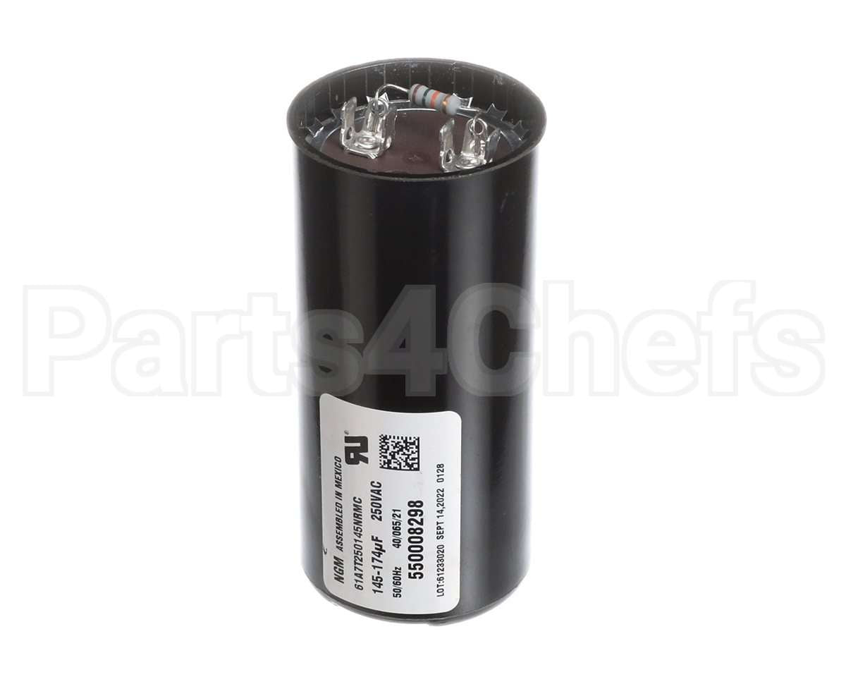 550008298 Kolpak Capacitor Start 145-174 Mfd @ 250V W/ Re