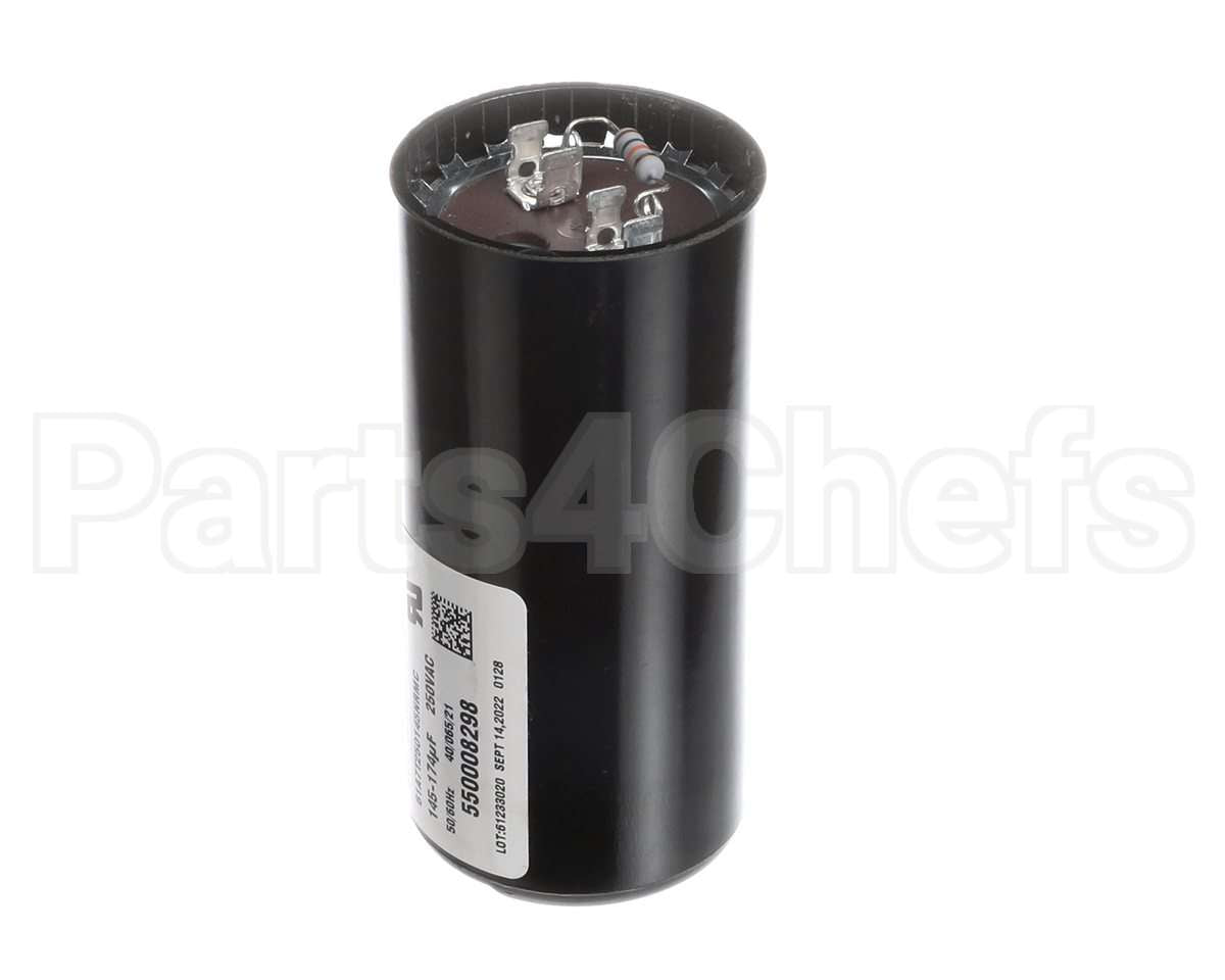 550008298 Kolpak Capacitor Start 145-174 Mfd @ 250V W/ Re