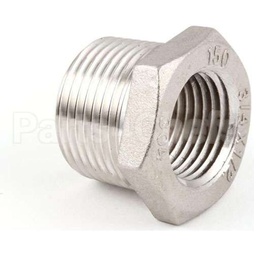 55107 Compatible Blodgett 3/4Npt To 1/2 Reducer Stainless Steel