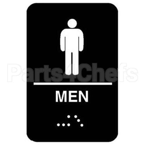 5635 Compatible Traex Sign, Men"S, Braille, 6X9"