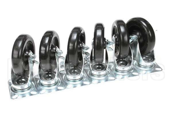 57785 Perlick Caster Kit, Set Of 6, 6 1/8