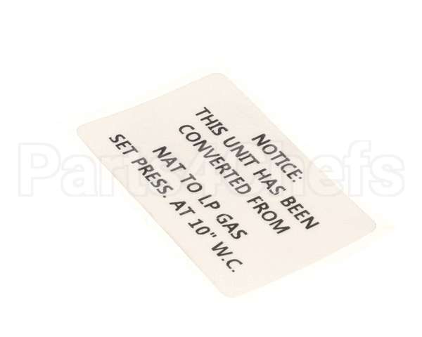 57865 Blodgett Label,Conversion Nat->Lp
