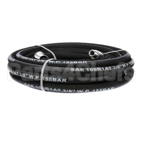 5HR-2HSE-35 T&S Brass 3/8 X 35' Equip Hose, Black, Medium Pres