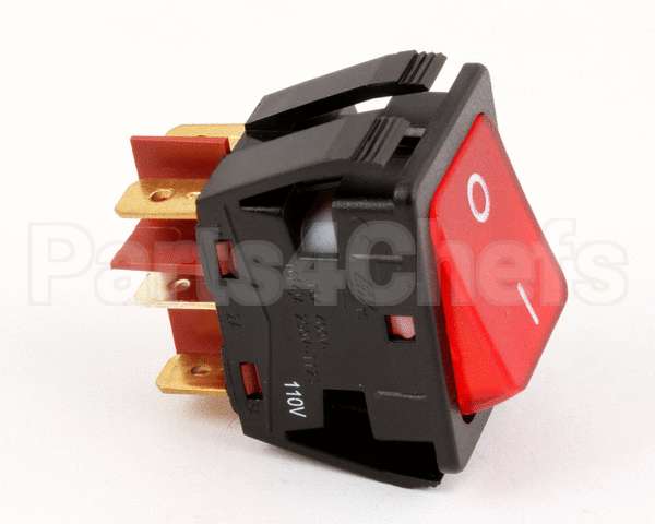 60142401 Pitco Switch,Rocker 2Pdt W/Lamp 120V Red