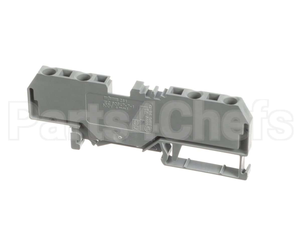 60281 Blodgett Terminal 4Q 4 Pole Grey Wago