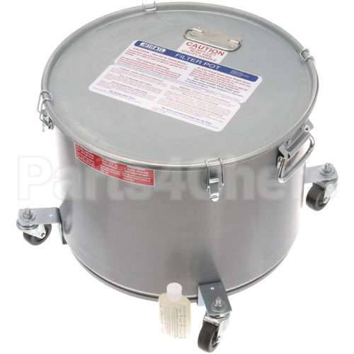 60LBKC Compatible Miroil Pot/Lid, Oil Filter -W/Casters