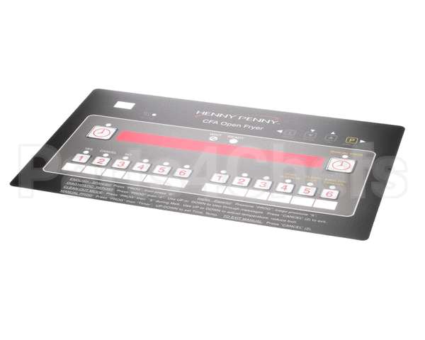 61575 Henny Penny Decal-Cfa 12 Button Control